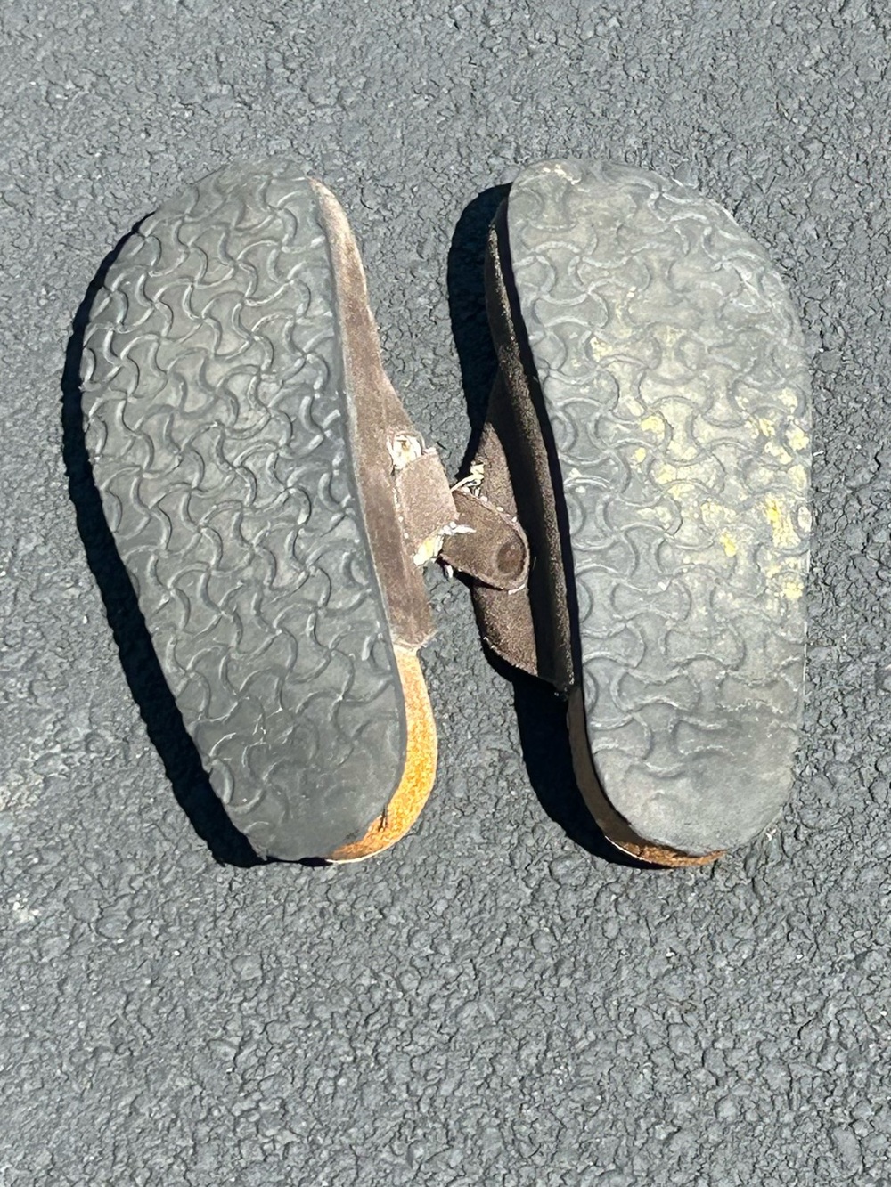 Women’s Suede Slip-On Clogs with Buckle - Picture 4 of 4